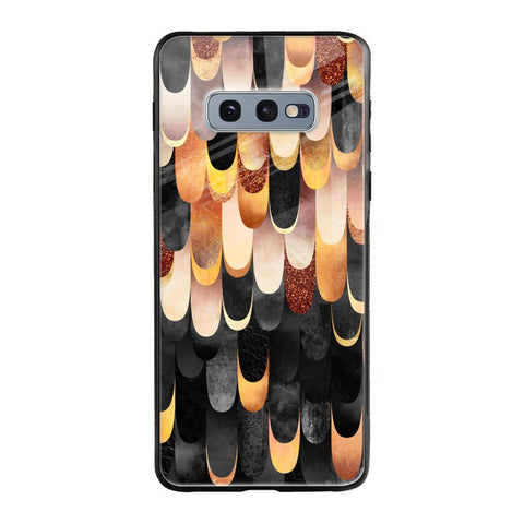 Bronze Abstract Glossy Case for Samsung Galaxy S10e
