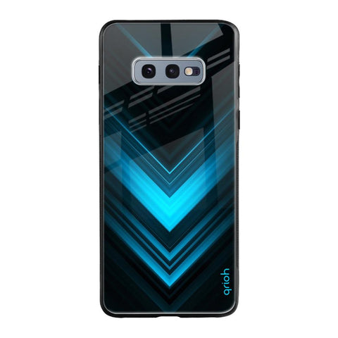 Vertical Blue Arrow Glossy Case For Samsung Galaxy S10E