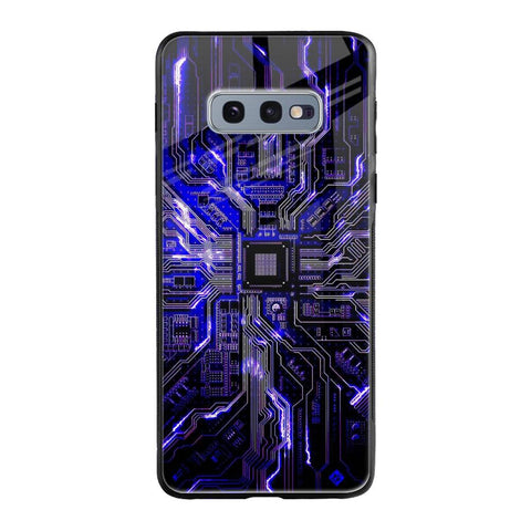 Techno Color Pattern Glossy Case For Samsung Galaxy S10E