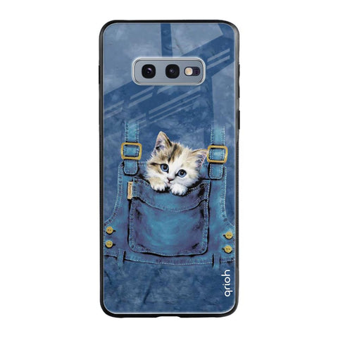 Kitty In Pocket Glossy Case For Samsung Galaxy S10E