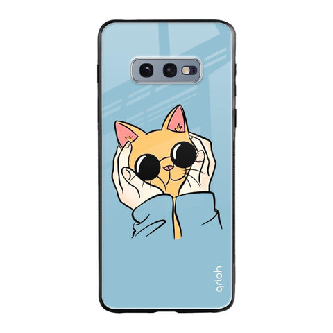 Adorable Cute Kitty Glossy Case For Samsung Galaxy S10E