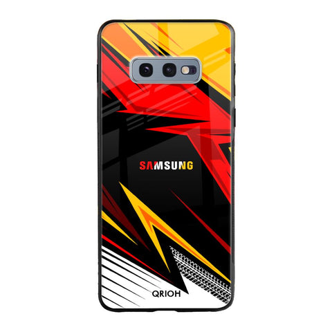 Race Jersey Pattern Glossy Case For Samsung Galaxy S10E