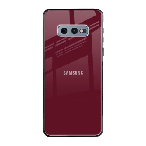 Classic Burgundy Glossy Case for Samsung Galaxy S10E