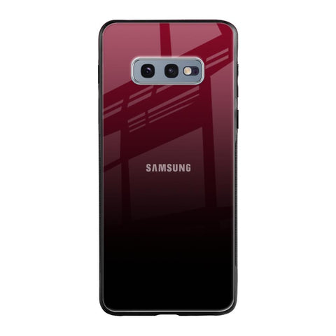 Wine Red Glossy Case For Samsung Galaxy S10E