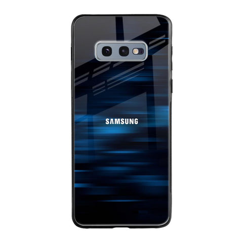 Blue Rough Abstract Glossy Case for Samsung Galaxy S10E