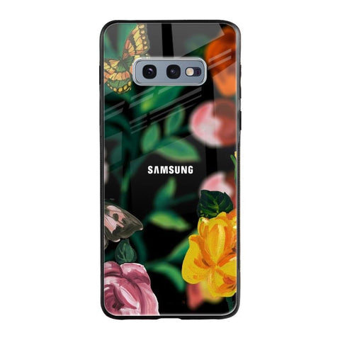 Flowers & Butterfly Glossy Case for Samsung Galaxy S10E