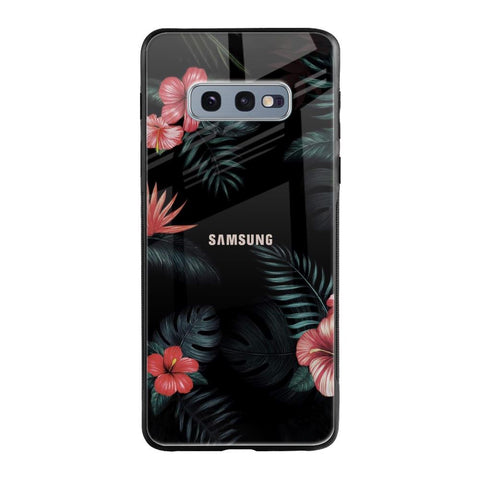 Tropical Art Flower Glossy Case for Samsung Galaxy S10E