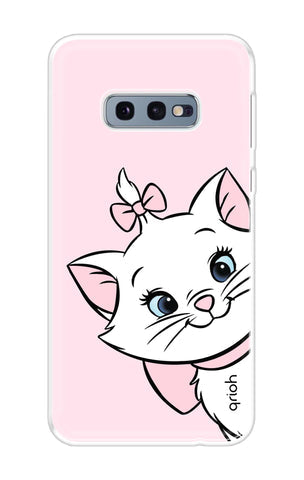 Cute Kitty Soft Cover For Samsung Galaxy S10e