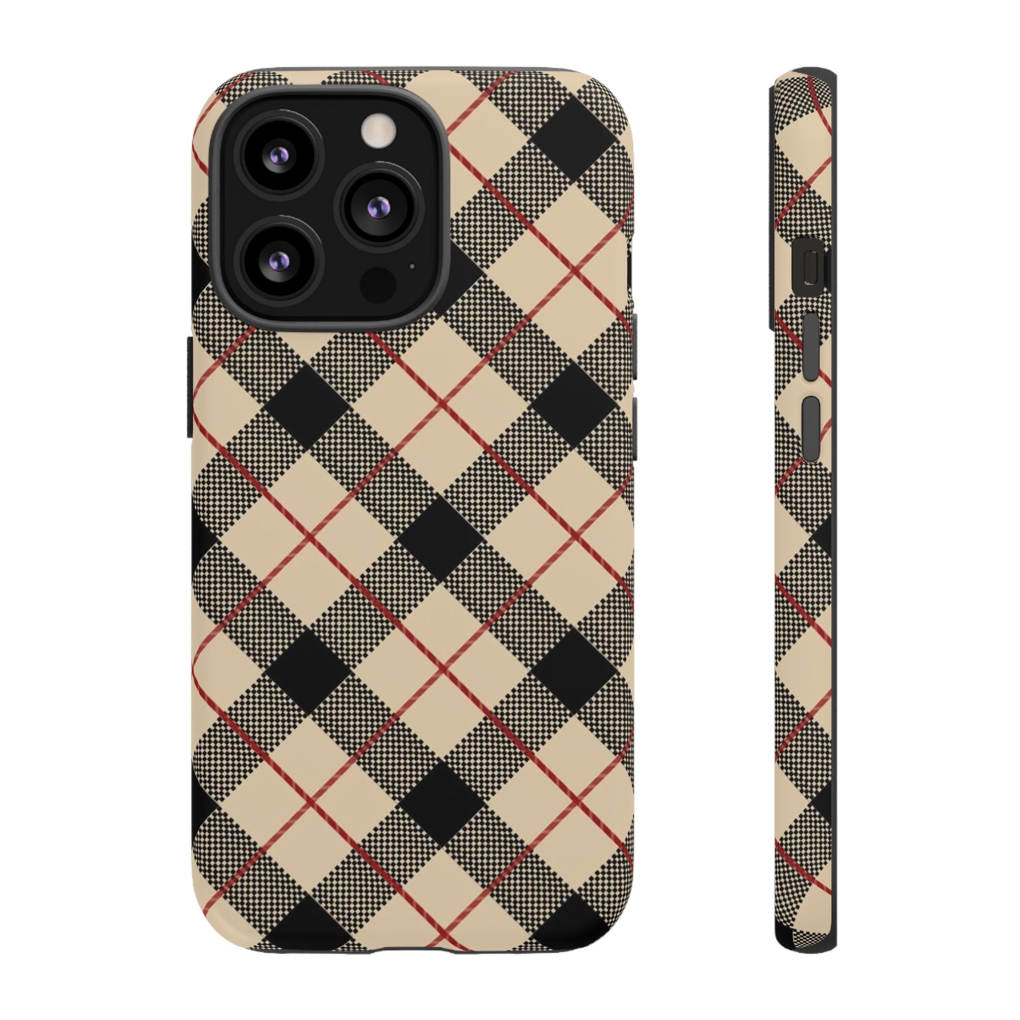 Heritage Plaid Premium Tough Shining Phone Case (Double Layer) Available For All iPhone Models