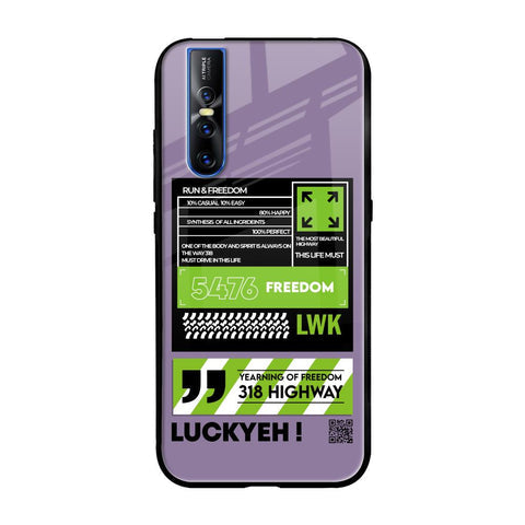 Run & Freedom Glossy Case for Vivo V15 Pro
