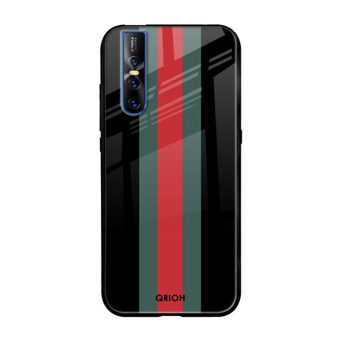 Vertical Stripes Glossy Case for Vivo V15 Pro