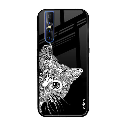 Kitten Mandala Glossy Case for Vivo V15 Pro