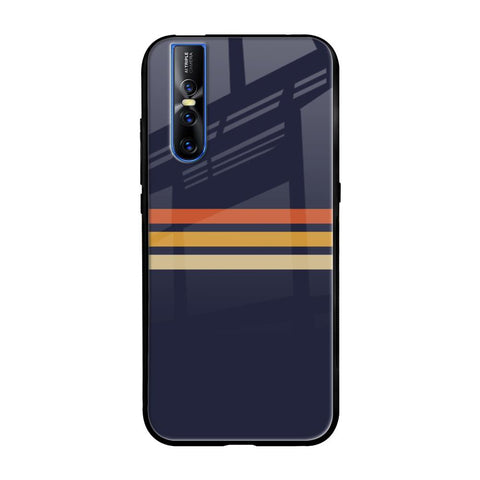 Tricolor Stripes Glossy Case For Vivo V15 Pro