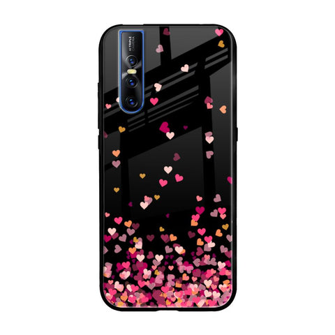 Heart Rain Fall Glossy Case For Vivo V15 Pro