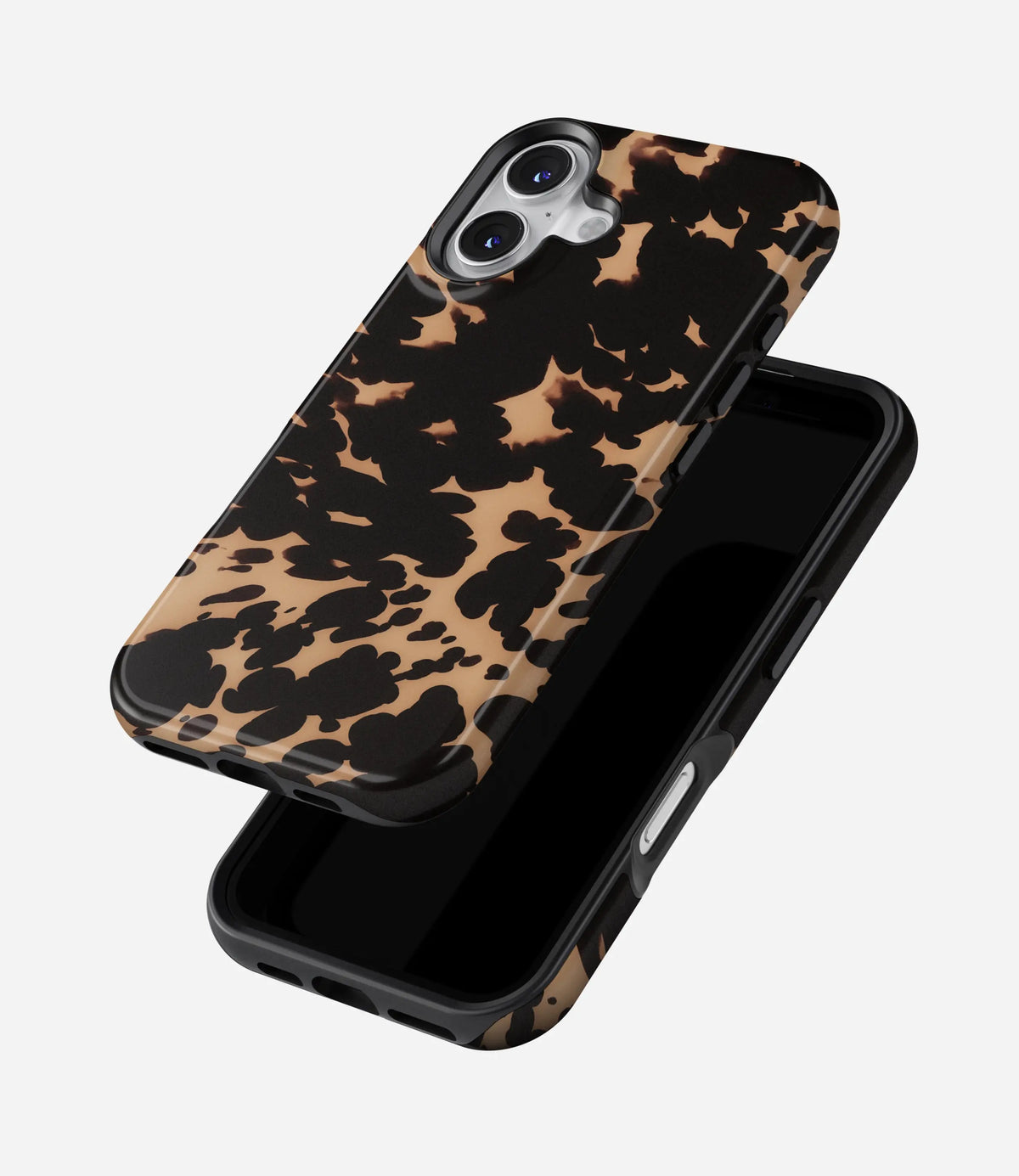 Amber Tortoiseshell Premium Tough Shining Phone Case (Double Layer) Available For All iPhone Models
