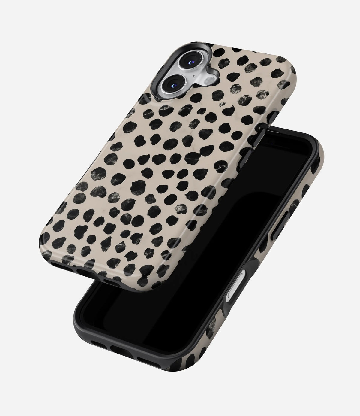 Dot Dash Premium Tough Shining Phone Case (Double Layer) Available For All iPhone Models
