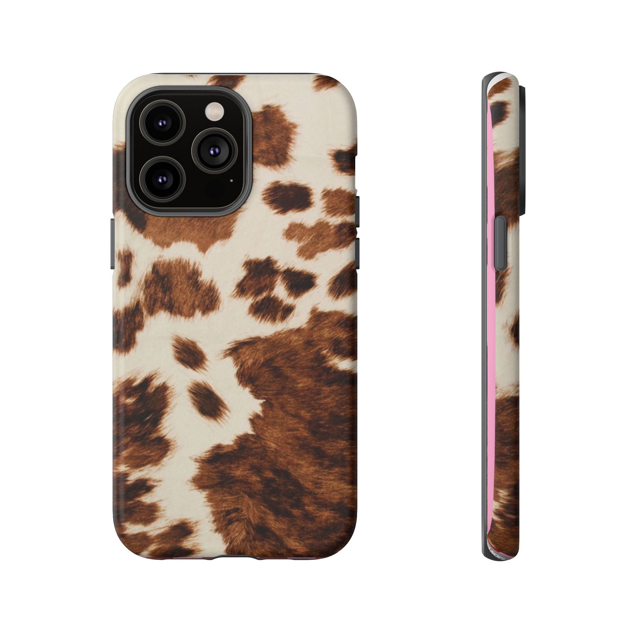 Cow Print Tough Case  Available For All iPhone Models