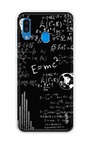 Equation Doodle Soft Cover for Samsung Galaxy A30