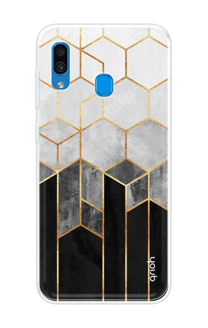 Hexagonal Pattern Soft Cover for Samsung Galaxy A30