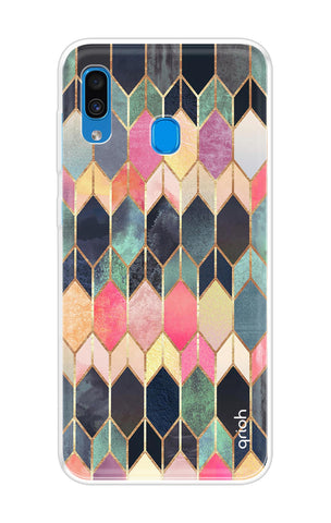 Shimmery Pattern Soft Cover for Samsung Galaxy A30