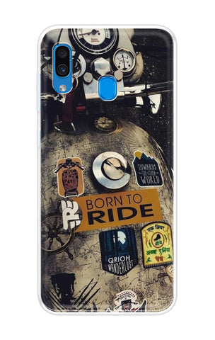 Ride Mode On Soft Cover for Samsung Galaxy A30