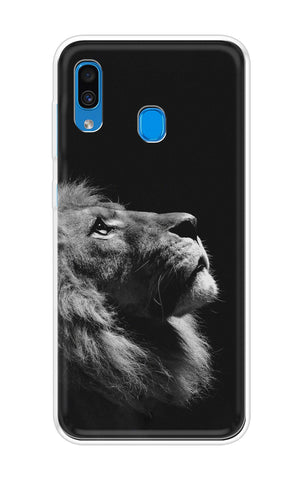 Lion Looking to Sky Soft Cover for Samsung Galaxy A30