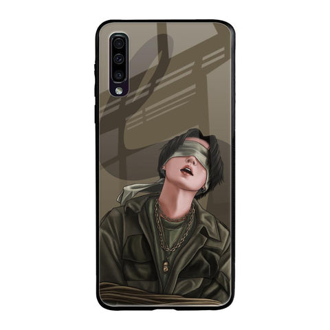Blind Fold Glossy Case for Samsung Galaxy A50