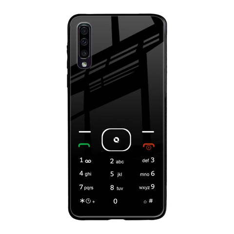 Classic Keypad Pattern Glossy Case for Samsung Galaxy A50