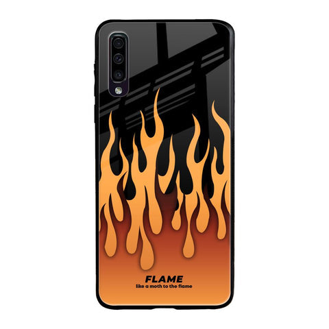 Fire Flame Glossy Case for Samsung Galaxy A50