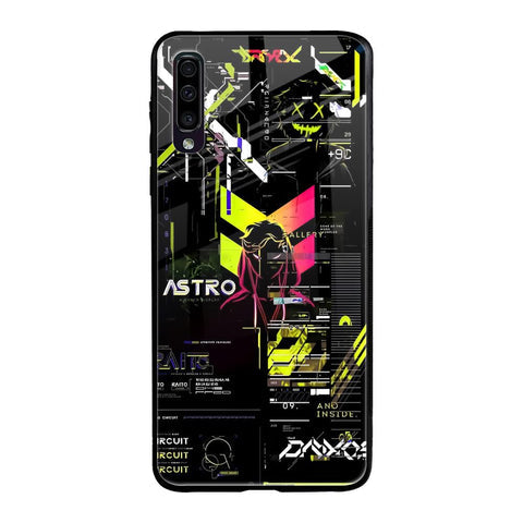 Astro Glitch Glossy Case for Samsung Galaxy A50