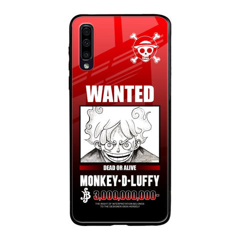 Luffy Wanted Glossy Case for Samsung Galaxy A50