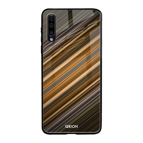 Diagonal Slash Pattern Glossy Case for Samsung Galaxy A50