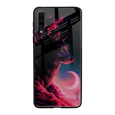 Moon Wolf Glossy Case for Samsung Galaxy A50