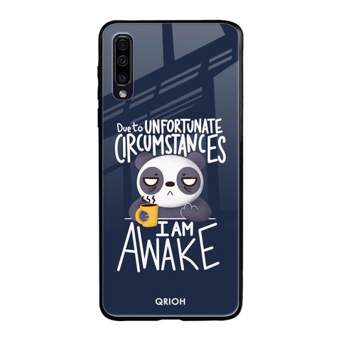 Struggling Panda Glossy Case for Samsung Galaxy A50