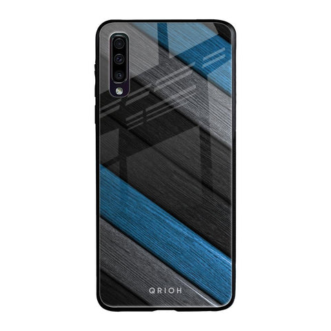 Multicolor Wooden Effect Glossy Case for Samsung Galaxy A50
