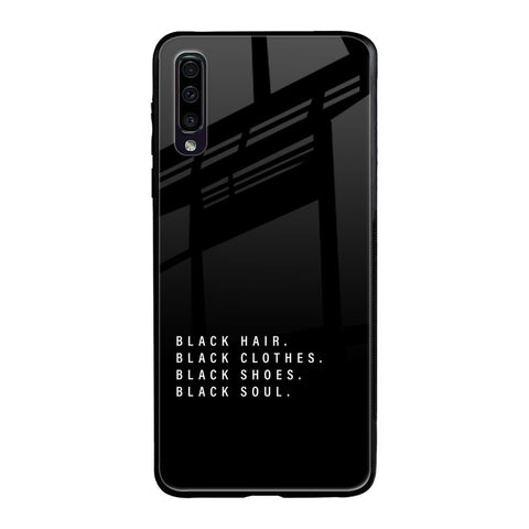 Black Soul Glossy Case for Samsung Galaxy A50