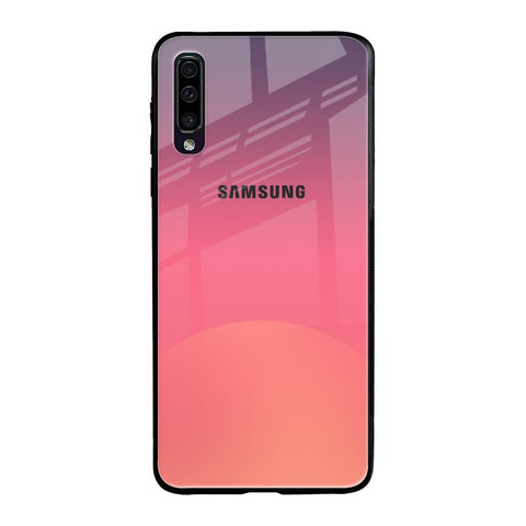 Sunset Orange Glossy Case for Samsung Galaxy A50