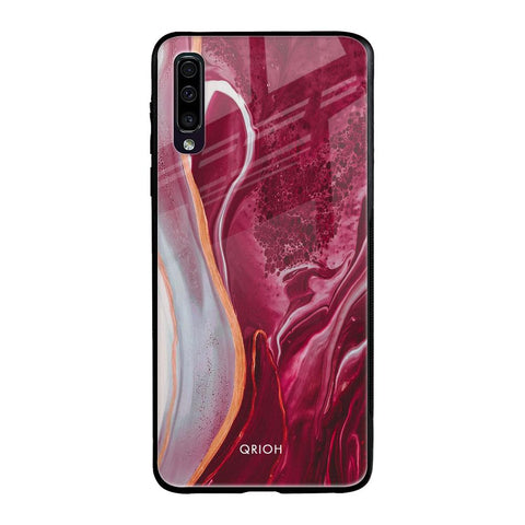 Crimson Ruby Glossy Case for Samsung Galaxy A50