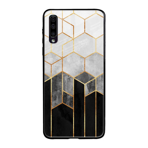 Tricolor Pattern Glossy Case for Samsung Galaxy A50