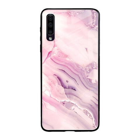 Diamond Pink Gradient Glossy Case For Samsung Galaxy A50
