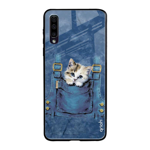 Kitty In Pocket Glossy Case For Samsung Galaxy A50