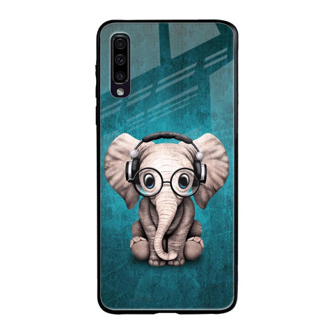 Adorable Baby Elephant Glossy Case For Samsung Galaxy A50