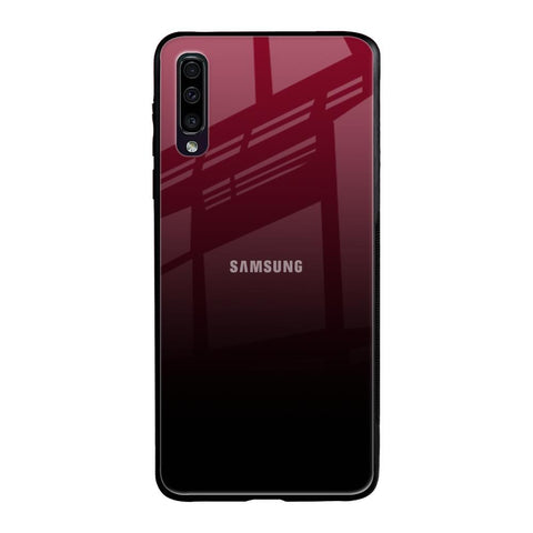 Wine Red Glossy Case For Samsung Galaxy A50