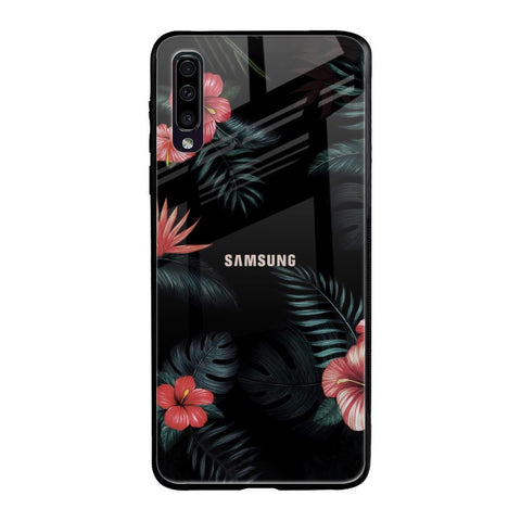 Tropical Art Flower Glossy Case for Samsung Galaxy A50