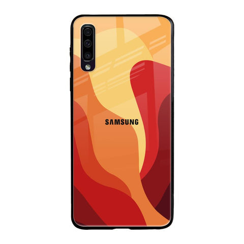 Magma Color Pattern Glossy Case for Samsung Galaxy A50