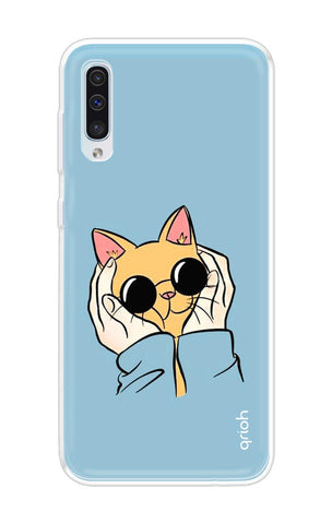 Attitude Cat Soft Cover for Samsung Galaxy A50