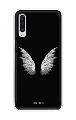 White Angel Wings Soft Cover for Samsung Galaxy A50
