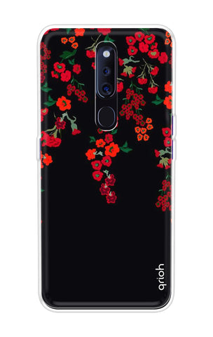 Floral Deco Soft Cover For Oppo F11 Pro