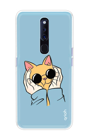 Attitude Cat Soft Cover for Oppo F11 Pro