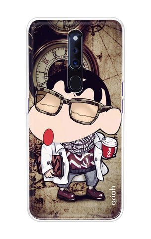 Nerdy Shinchan Soft Cover for Oppo F11 Pro
